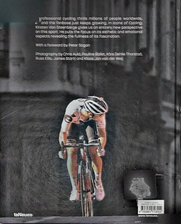 Icons of Cycling, back cover